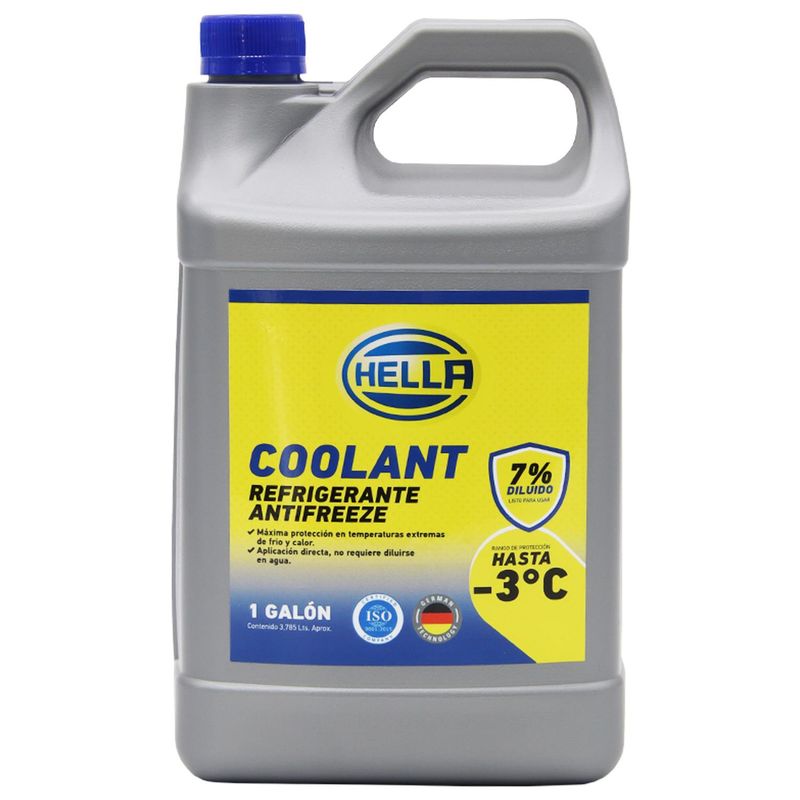HELLA - Coolant Antifreeze -3°C Galon 3.8Lts