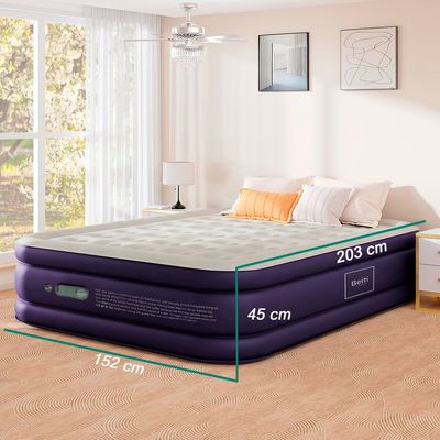 Imagen 2 del producto Colchon Inflable Electrico camping glamping 2 Plaza 45cm