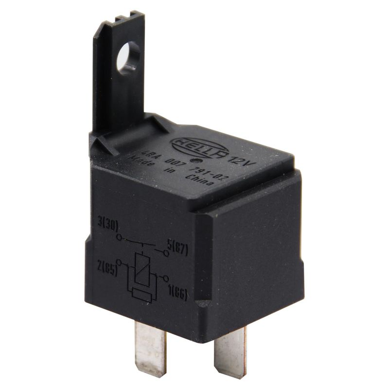 HELLA - Relay 12V 40Amp 4P Universal Con Soporte