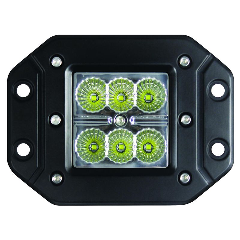 HELLA - Farol 6Led 10-30V Flood Flush Hella Value Fit.