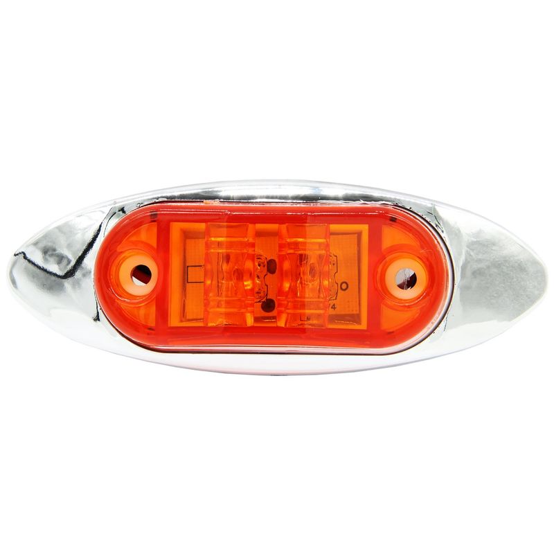 THUNDER - Farol Lateral 2Led 12V/24V Ambar 10X3,7X2Cm
