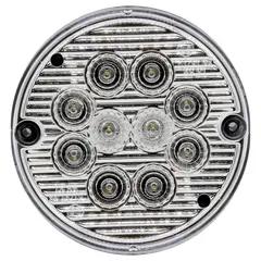 GENERICO - Faro Trasero Bus Brasil 125Mm Cristal 24V