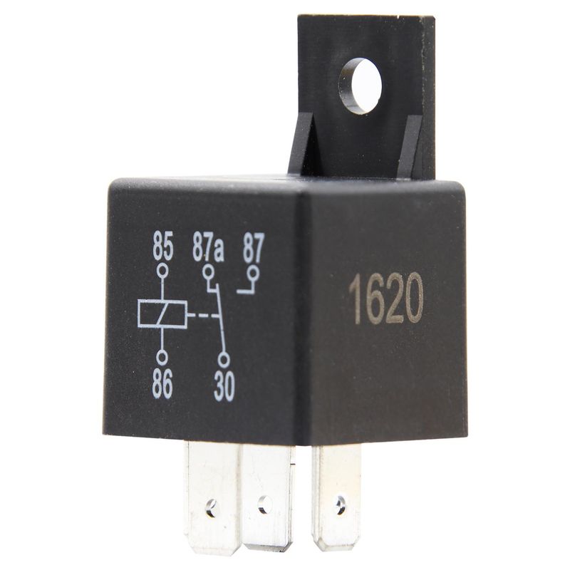 HELLA - Relay 12V 30/40Amp 5P Con Soporte