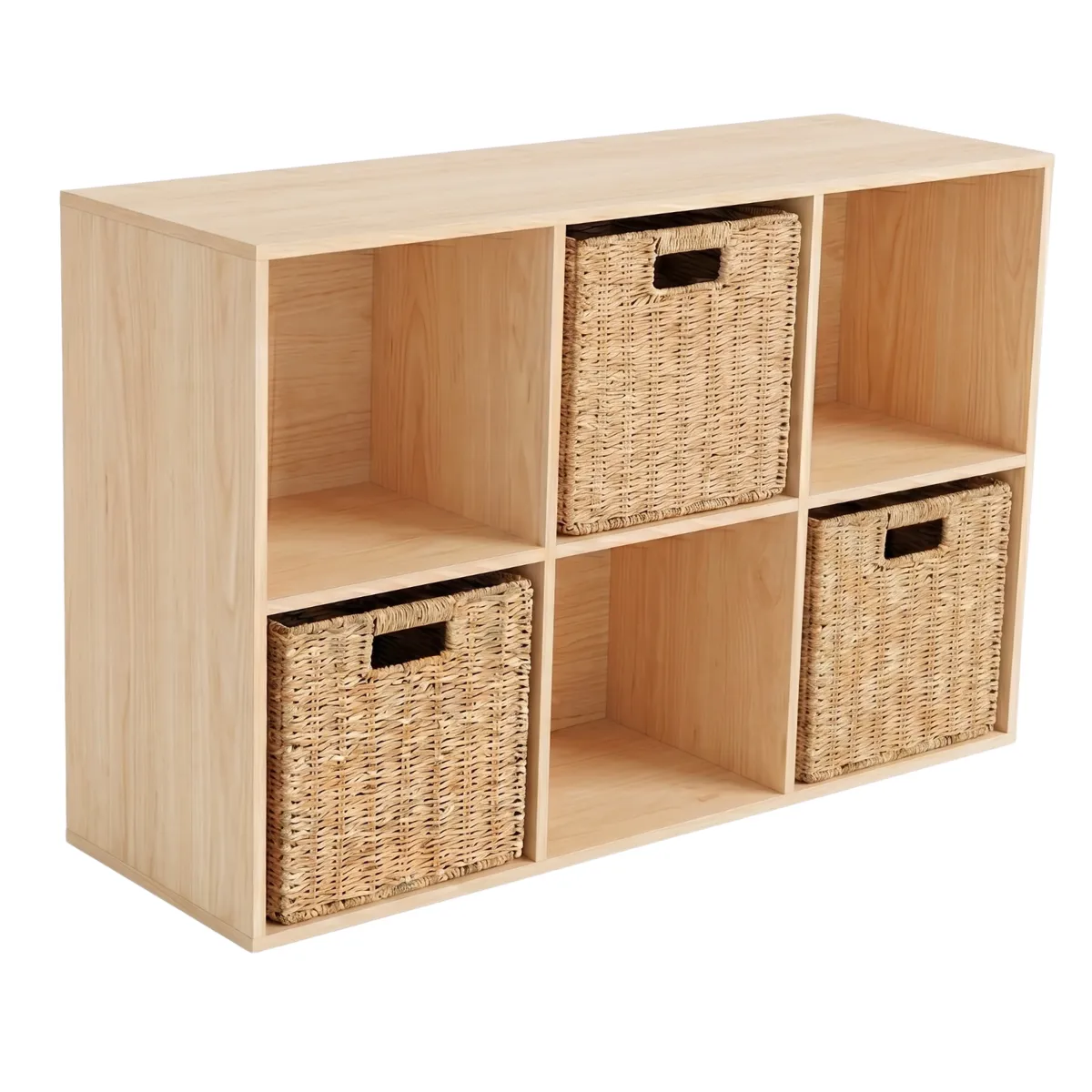 SPACEZAT - Mueble Organizador con Canastos Siena