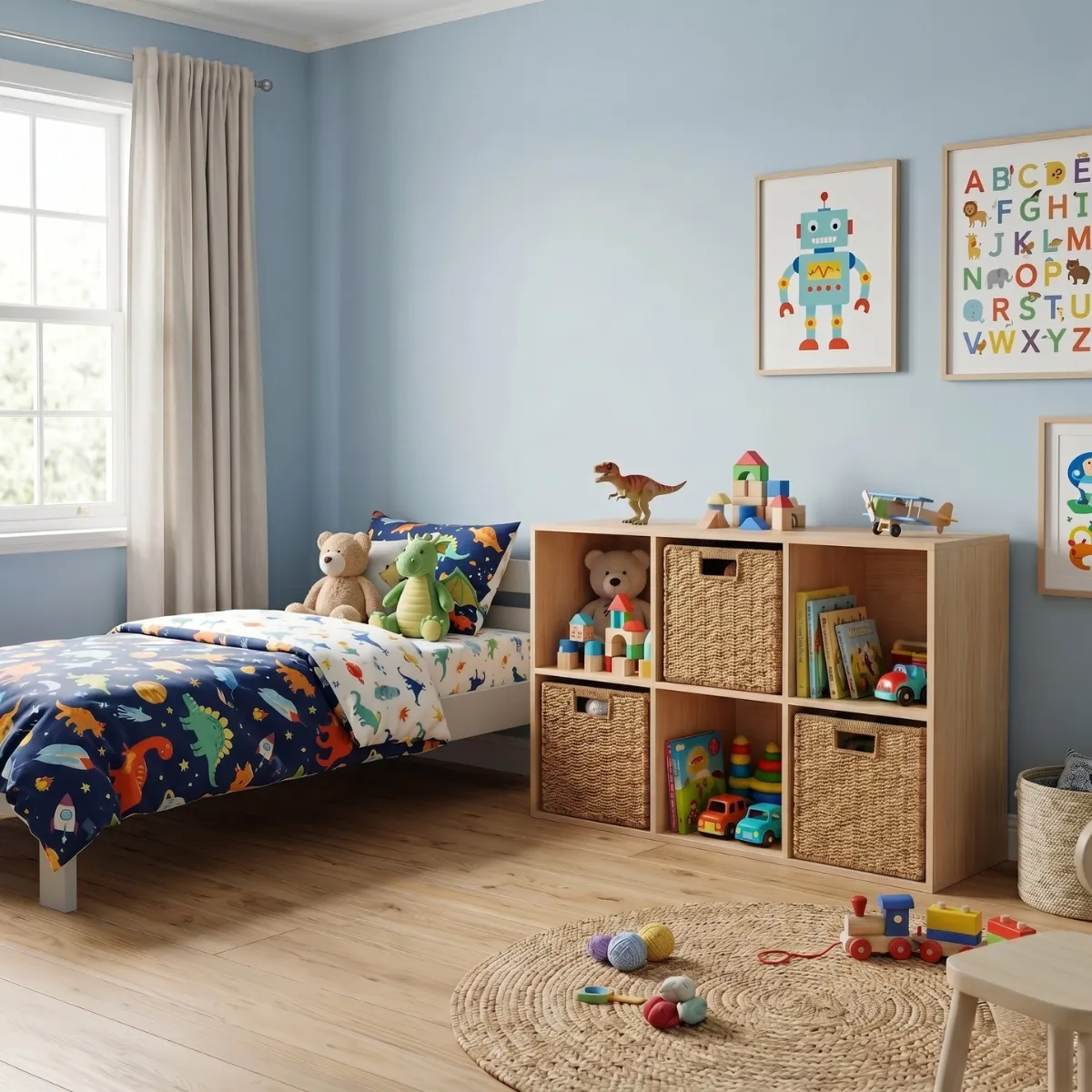 SPACEZAT - Mueble Organizador con Canastos Siena