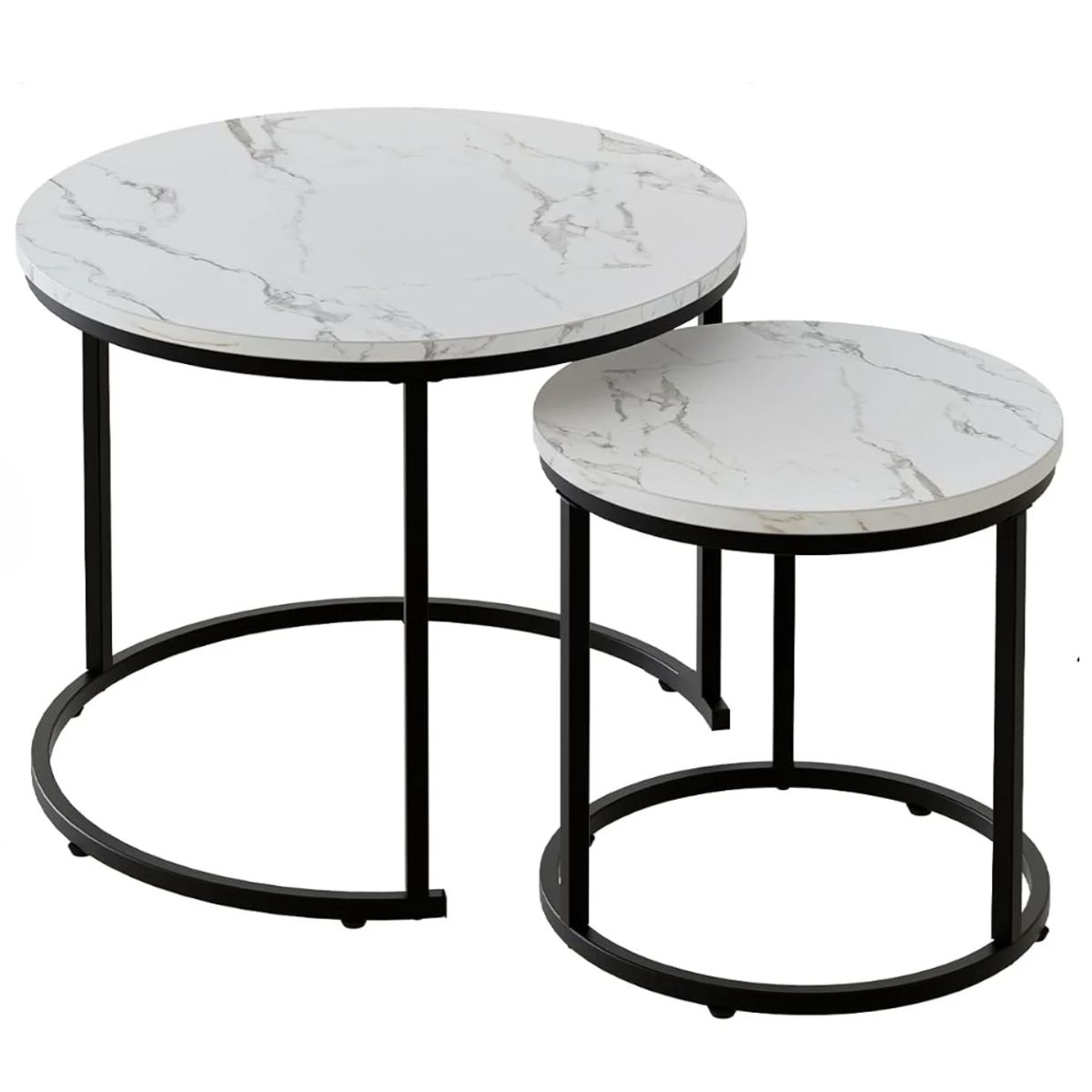 SPACEZAT - Set Mesas de Centro Nido Marmolada Tivoli