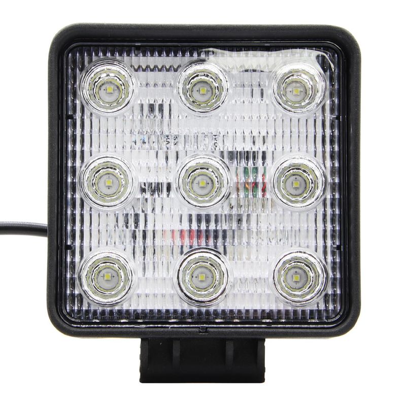 THUNDER - Farol Faena Cuadrado 9led 27w 1620lm Wide Flood 10/30v