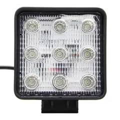 THUNDER - Farol Faena Cuadrado 9led 27w 1620lm Wide Flood 10/30v
