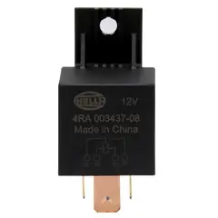HELLA - Relay 12V 60Amp 4P Reforzado Con Soporte