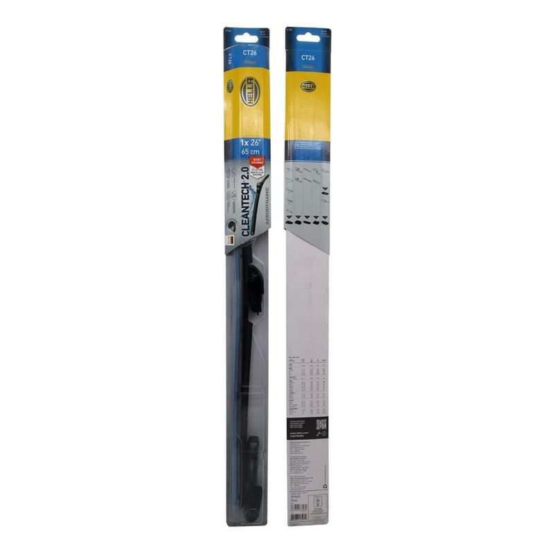 HELLA - Plumilla Hella Cleantech 26 Pulgadas 66 Cm C/Adaptadores