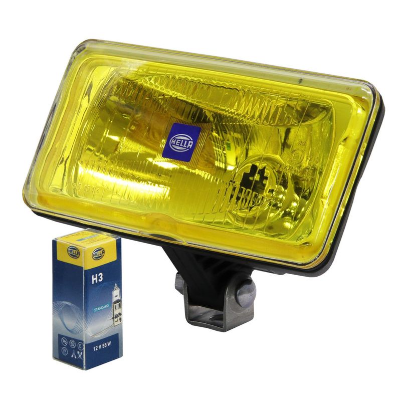 HELLA - Farol Hella 550 Comet Luz Ambar H3 12V Con Tapa.