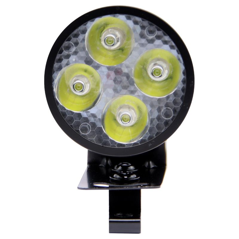 THUNDER - Farol Moto 4 Led 12V 4W Carcaza Negra