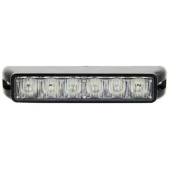 THUNDER - Farol Destellante 6Led Rojo 12/24V Con Interruptor