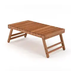 NATUREHIKE - Mesa Camping Plegable De Madera - Eucalipto
