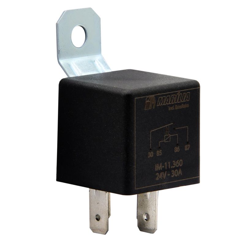 GENERICO - Relay Auxiliar 30A 24V 4 Terminales Na Frenos Mb 228600