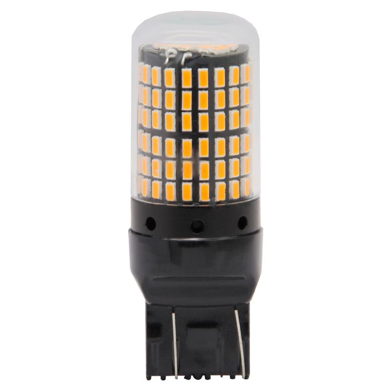 GENERICO - Ampolleta Led 7443 12V24V Canbus Color Ambar Fija