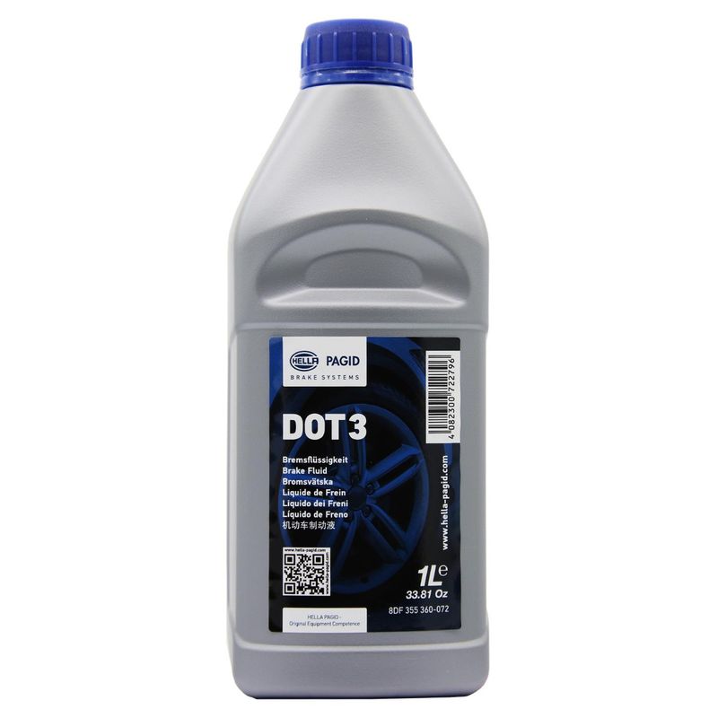 HELLA - Liquido De Frenos Hella Dot3 1000Ml