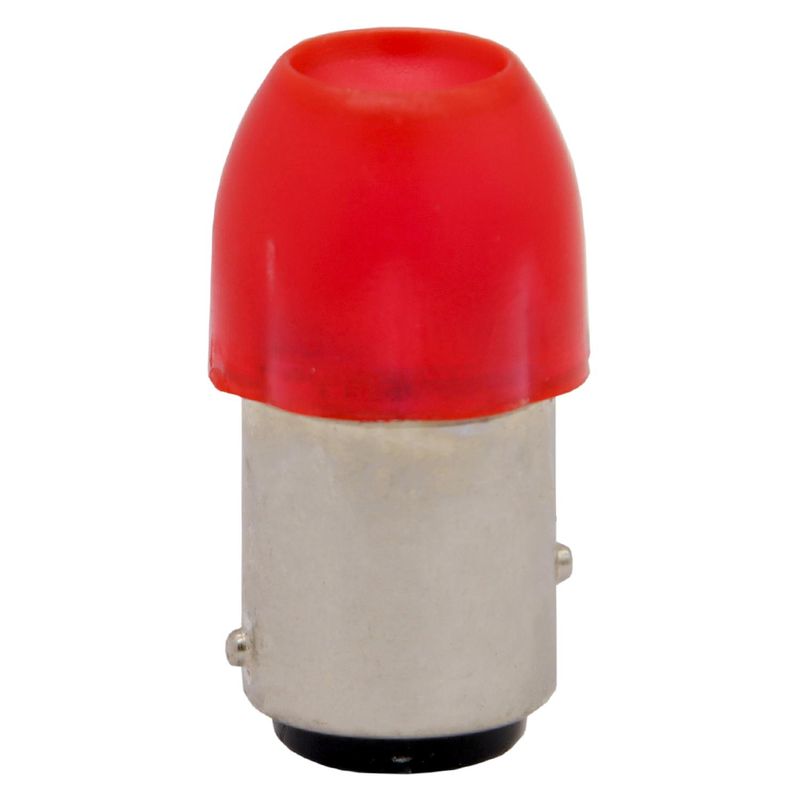 GENERICO - Ampolleta Led 1157 12V Color Roja Fija Bay15D