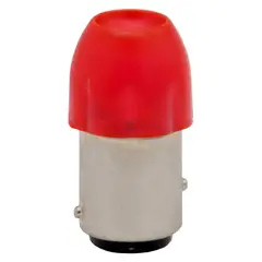 GENERICO - Ampolleta Led 1157 12V Color Roja Fija Bay15D