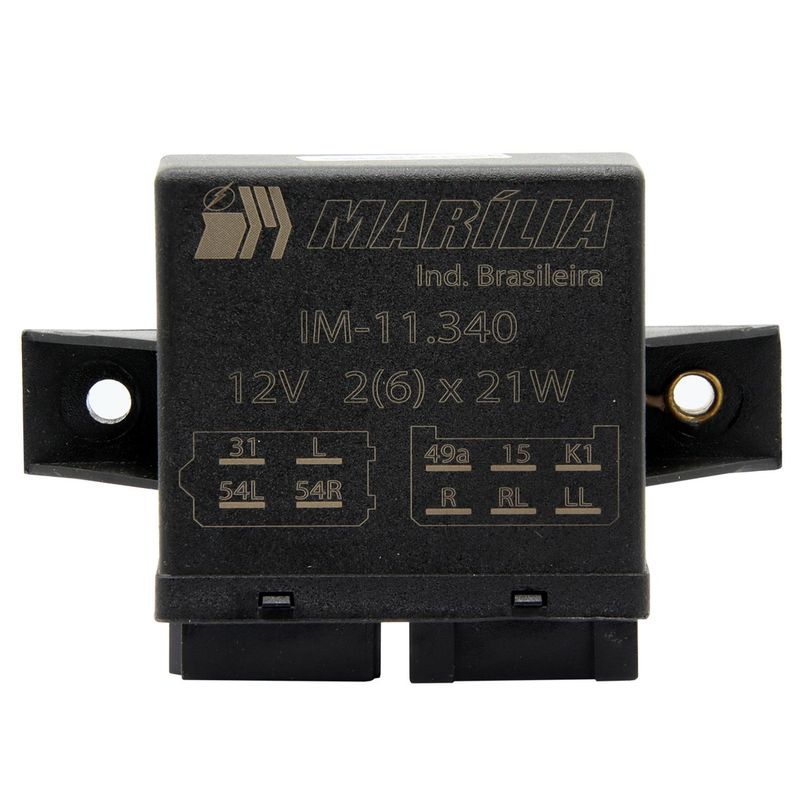 GENERICO - Flasher Relay 12V 10 Terminales 3+3 21W Mb 3505457332