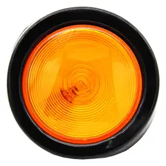 THUNDER - Farol Trasero Universal Ambar 4 Pulgadas Con Goma