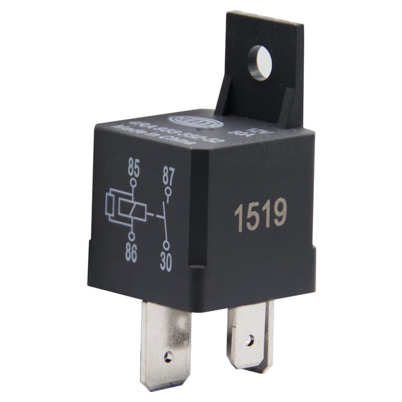HELLA - Mini Relay Iso Power 12V 50Amp 4P Con Soporte