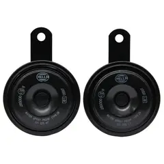 HELLA - Bocina Plato Tono Alto Y Bajo 12V 111Db 350Hz Y 420Hz