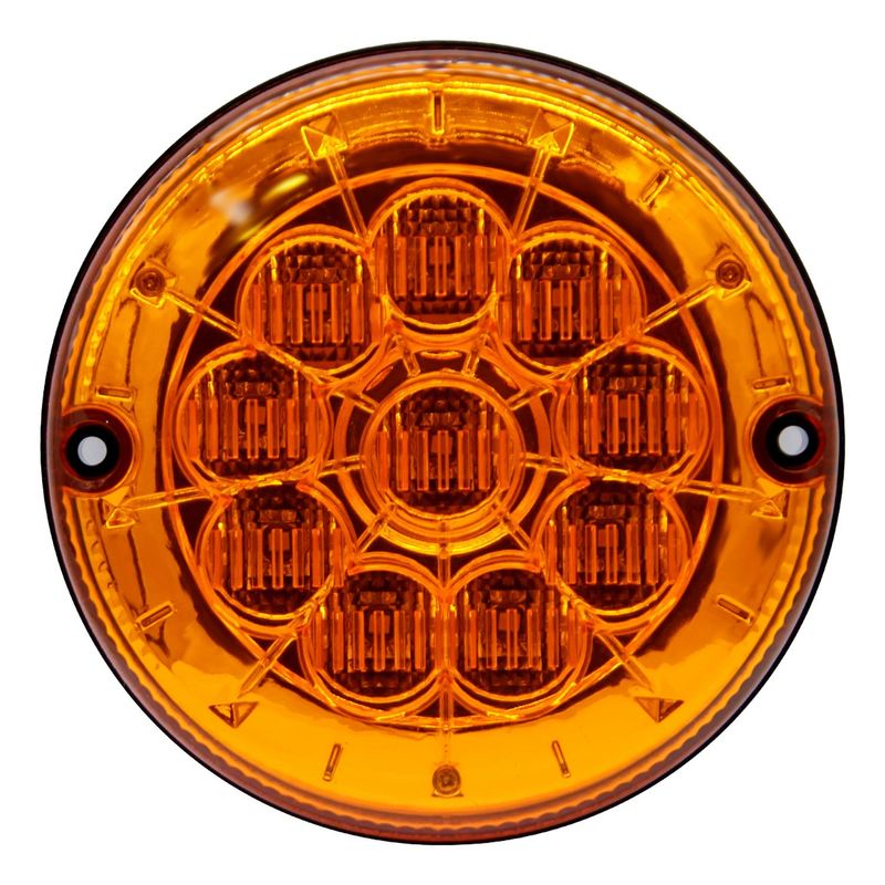 THUNDER - Farol Trasero  125Mm 24V 10Led Apernable Bus Brasil Ambar