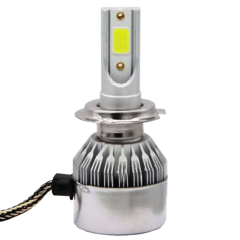 GENERICO - Kit Ampolleta Led  Con Ventilador H7 36W 3800Ml Luz Blanca