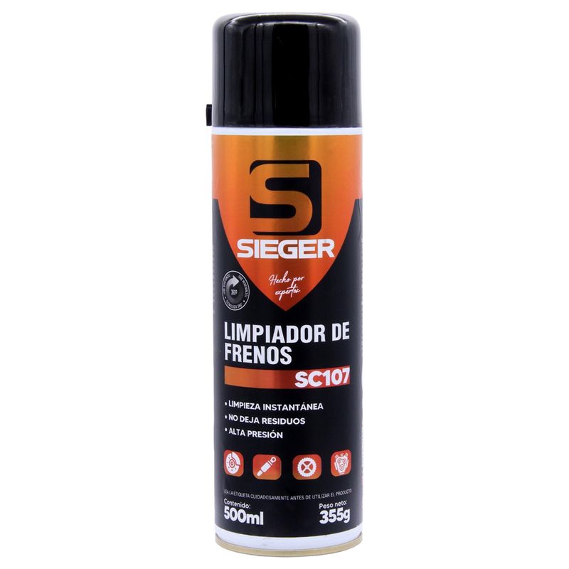 SIEGER - Limpiador De Frenos Sieger 500ml