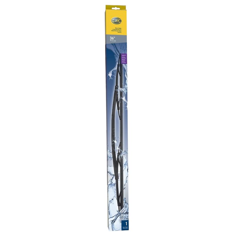 HELLA - Plumilla Hella Heavy Duty 36 Pulgadas 91,4 Cm Con Adaptadores