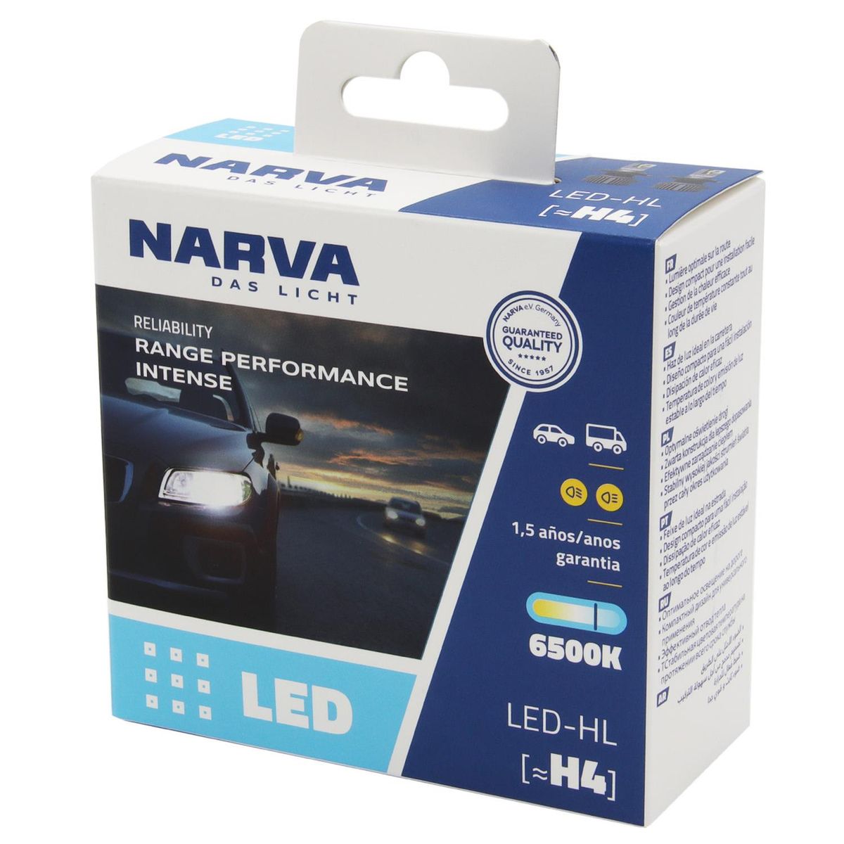 NARVA - Set Ampolletas Led Narva H4 24W 12/24V