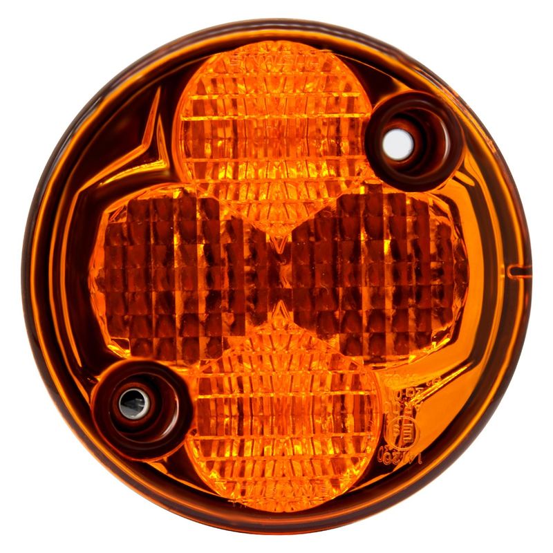 GENERICO - Faro Delimitador 75Mm Marcopolo Ambar Led 24V Fijacion Fr