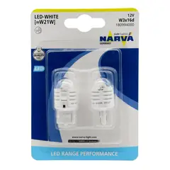 NARVA - Ampolleta Led Blanca W21W (Par) Luz Trasera