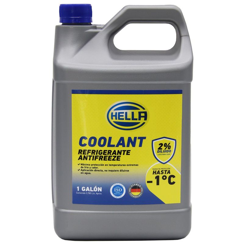HELLA - Coolant Antifreeze -1°C Galon 3.8Lts