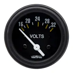 GENERICO - Marcador Voltimetro Heavy Duty 52Mm 16-32V