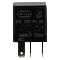 HELLA - Micro Relay 12V 35 Amp 4P Con Resistencia