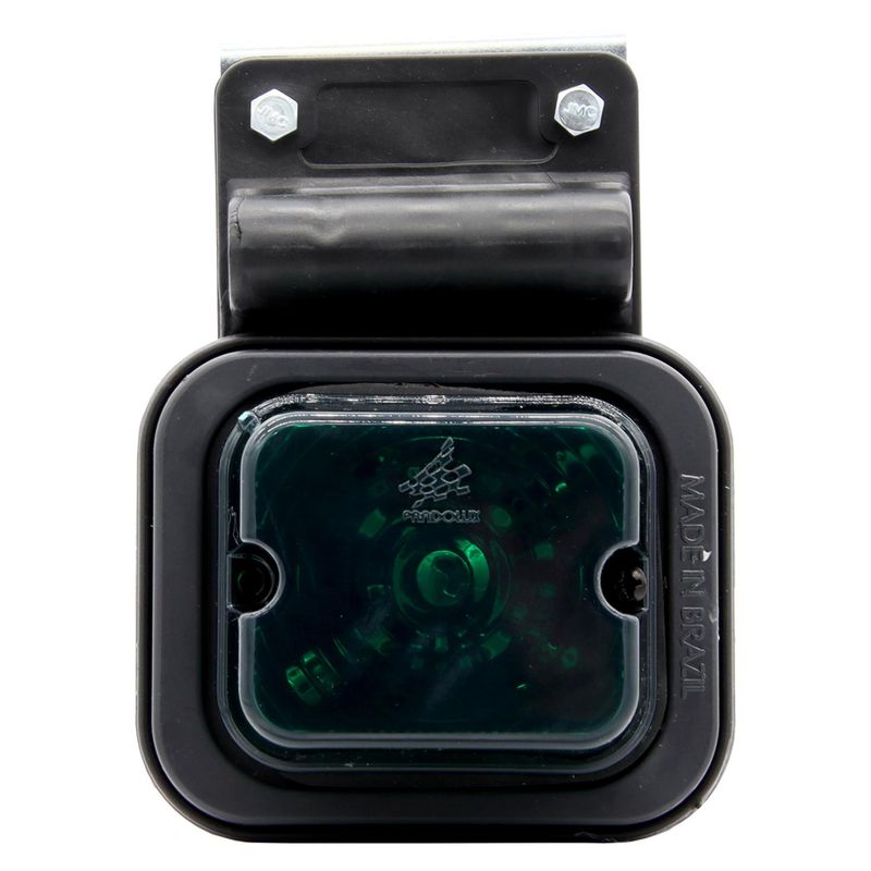 GENERICO - Farol Lateral Verde Con Soporte Led Bivoltaje 634