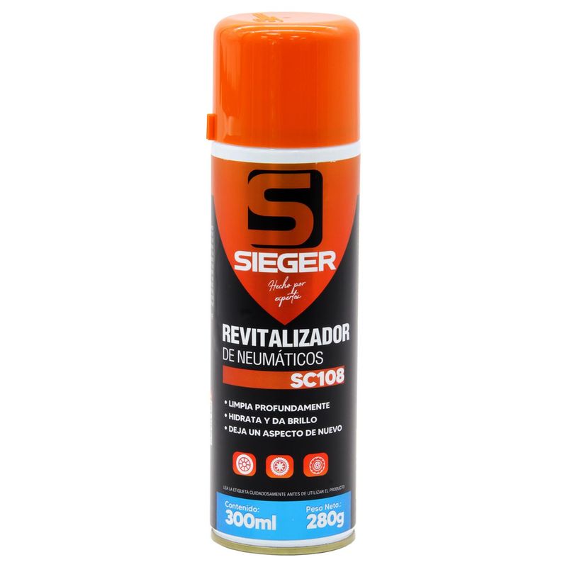 SIEGER - Revitalizador De Neumaticos 300ML SC108