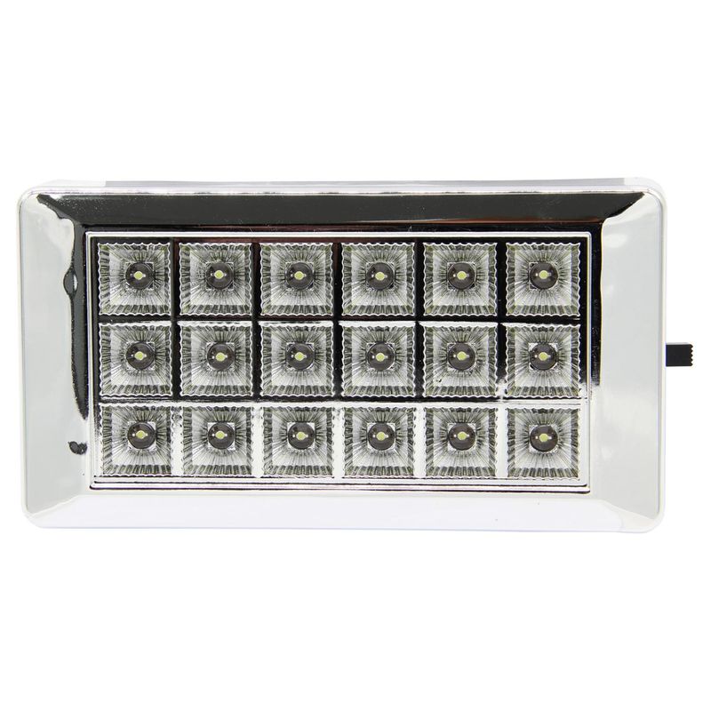 THUNDER - Farol Plafonier 18Led 12V Con Interruptor-Adhesivo