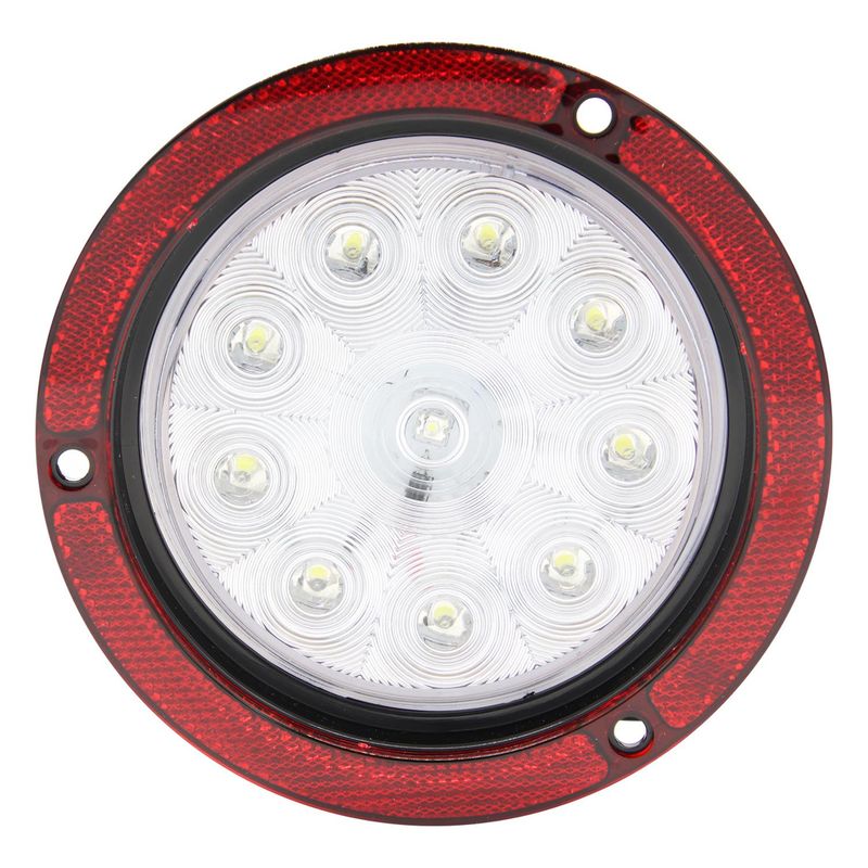 THUNDER - Farol 10Led 4 Pulgadas Con Bisel Reflectante Cristal 12V/24V