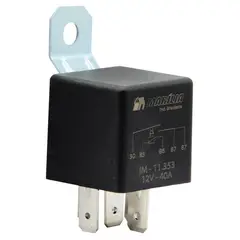 GENERICO - Relay Auxiliar 40A 12V 5 Terminales Na
