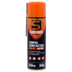 SIEGER - Limpia Contacto Eléctricos Y Electrónicos Sc101 300ml