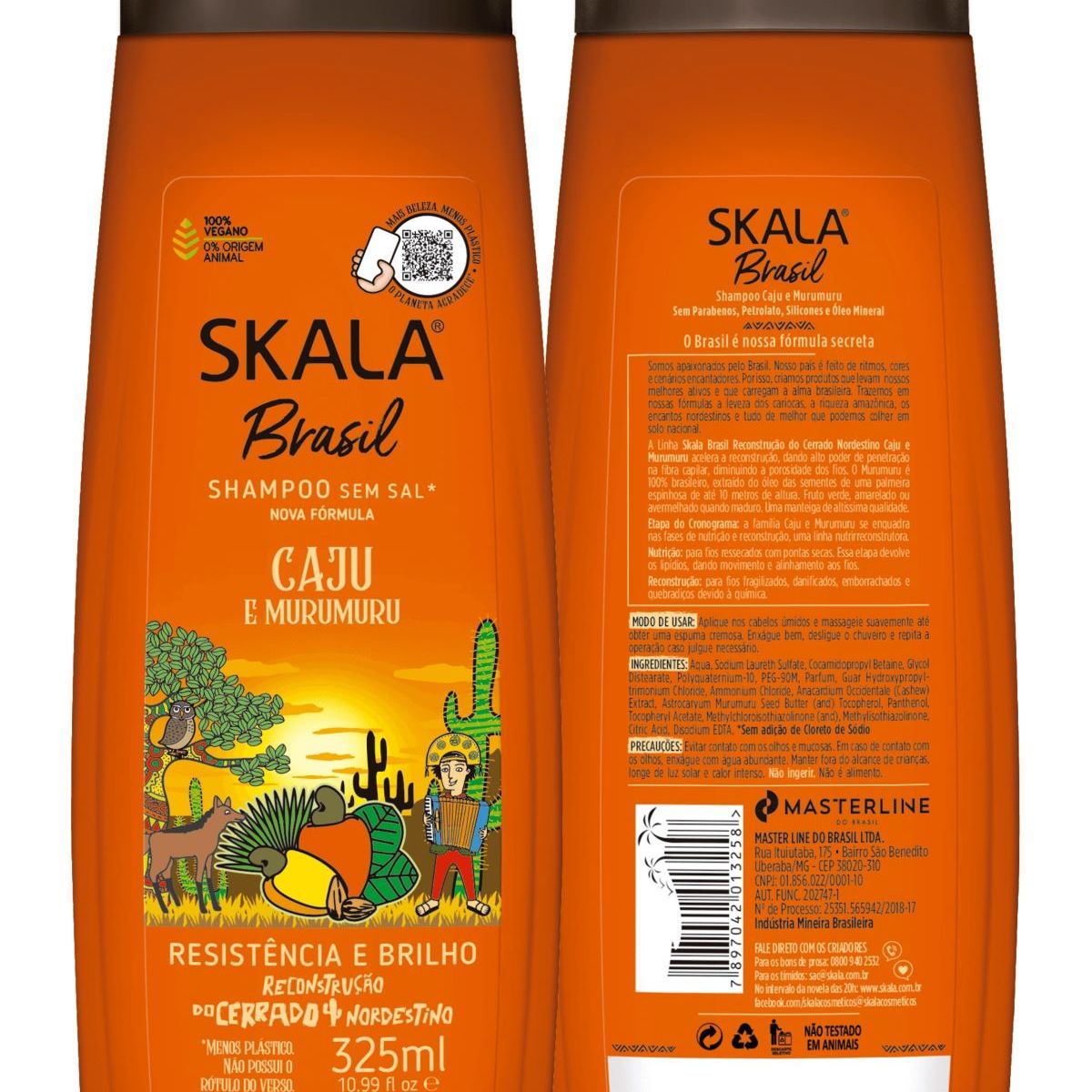 SKALA - Shampoo Caju Y Murumuru Skala Brasil 325 ml