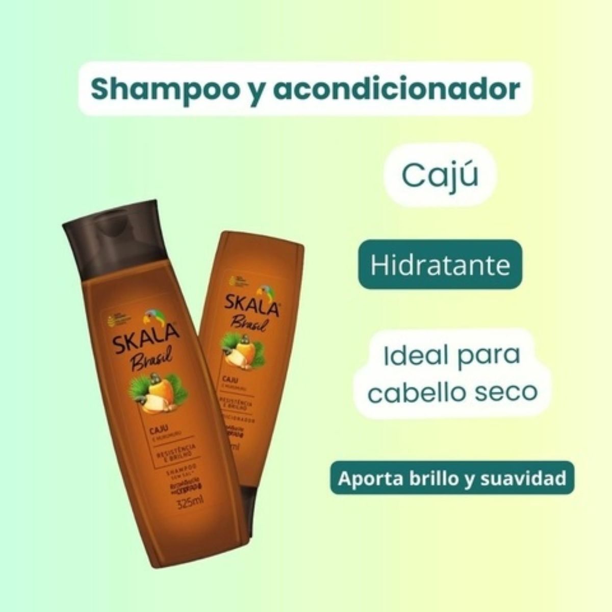 SKALA - Shampoo Caju Y Murumuru Skala Brasil 325 ml