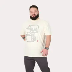 GANGSTER - Polera Mc Básica Atalaia Blanco