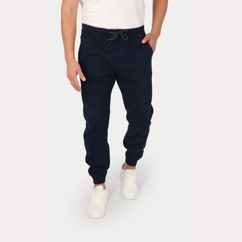 GANGSTER - Pantalon Jogger Canvas 0 Azul Gangster