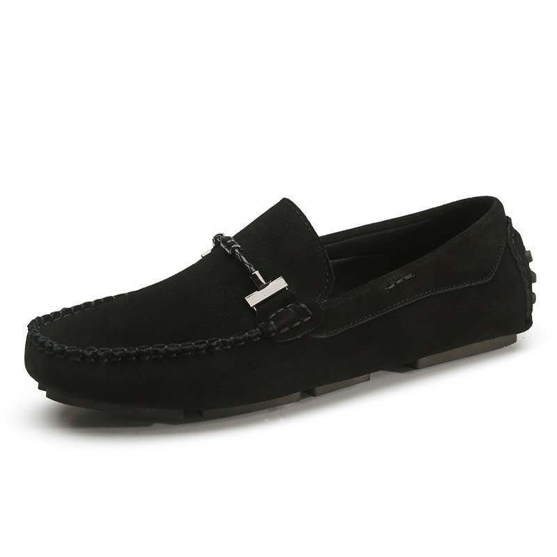 SHANDIAN - Zapato Formal Hombre Cuero Negro