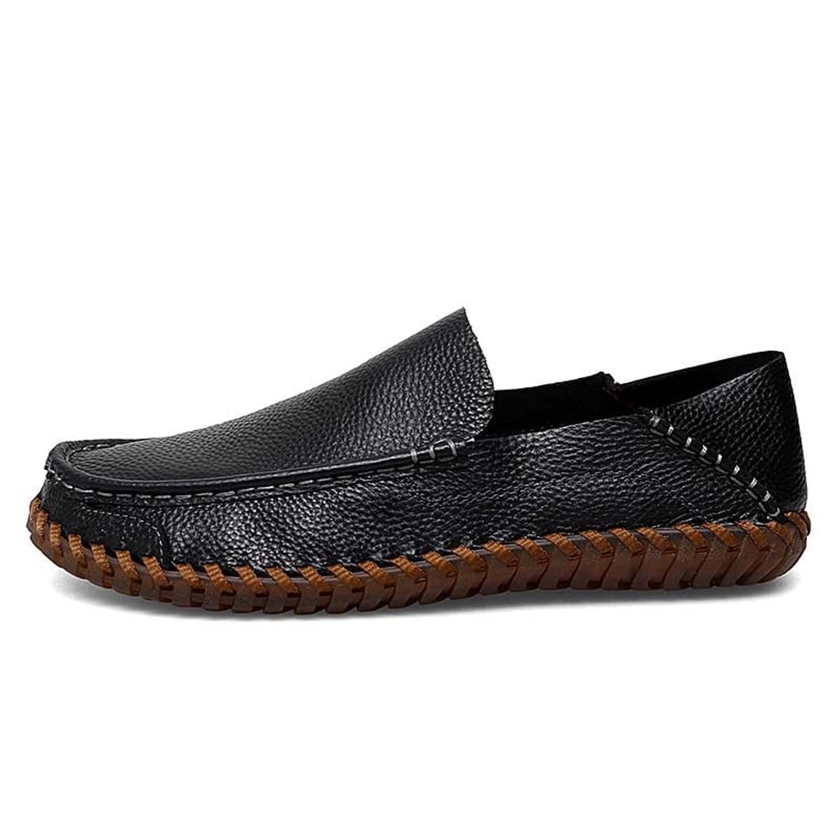 SHANDIAN - Zapato Formal Hombre Cuero Negro