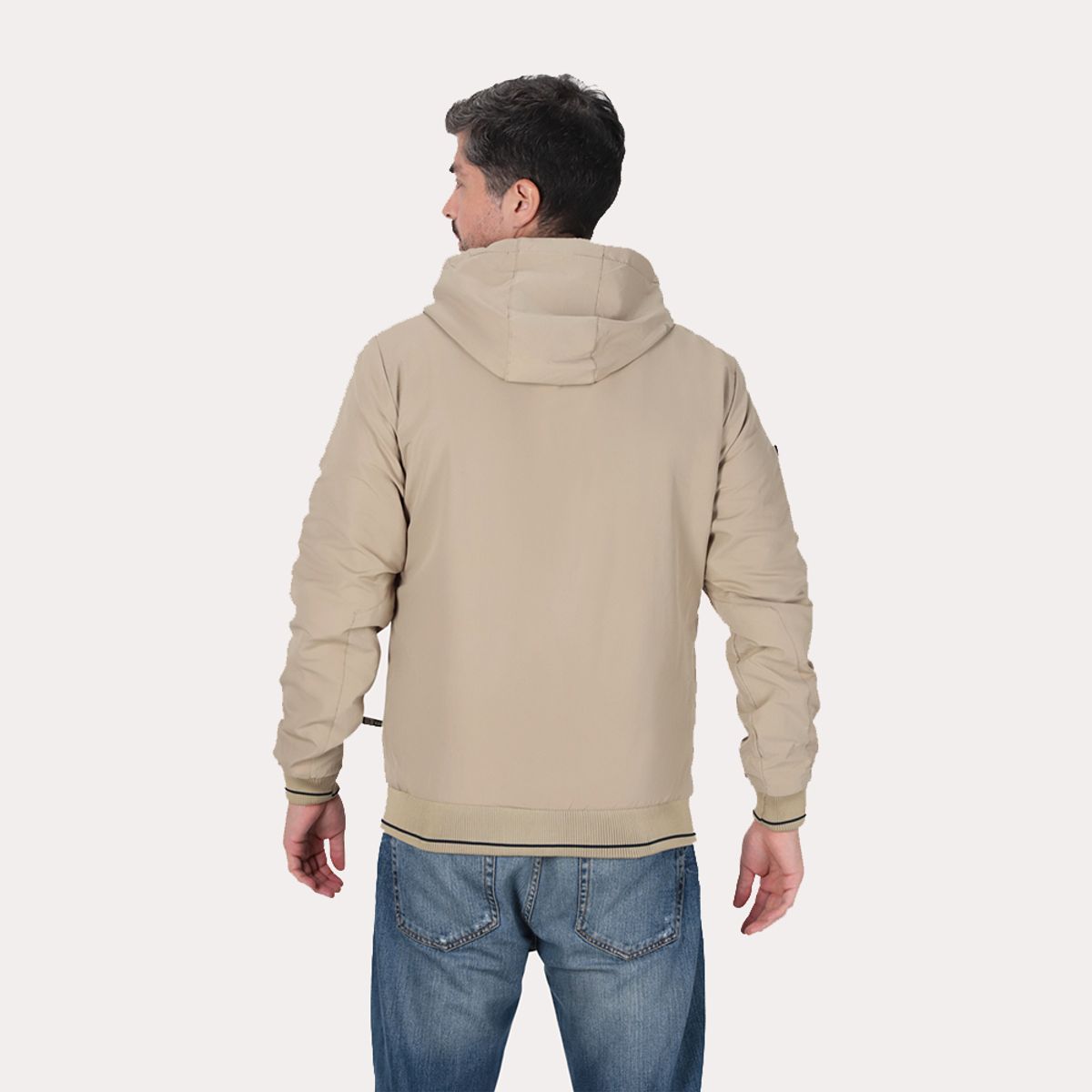 GANGSTER - Cortaviento Reversible Dual Beige Gangster